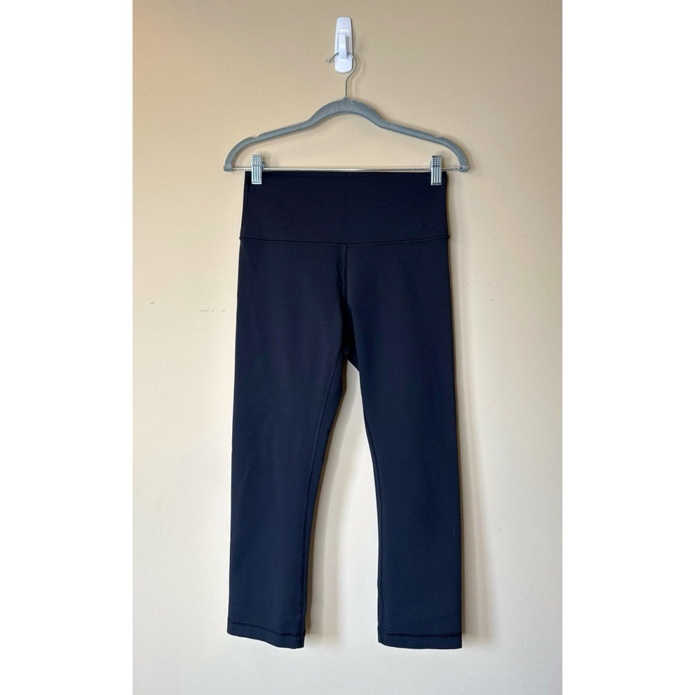 Lululemon Wunder Under Crop 21" Black Size 8